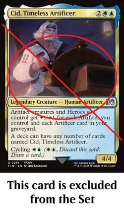 1x MTG - FINAL FANTASY - Complete Common & Uncommon Set (x1/ea) exclude Card 216 - Image 2