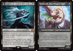 MTG Sephiroth, Fabled SOLDIER // Sephiroth, One-Winged Angel NM-Mint Final Fanta - Image 1