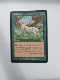 Seedtime Judgement Rare MTG Magic the Gathering [Commander] [Premodern] NM/M - Image 1