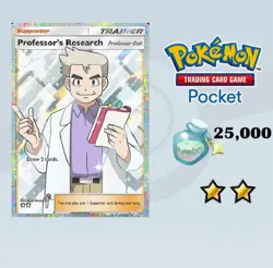 Professor Research (Oak) PTCGP - Pokemon TCG Pocket ONLY 1 LEFT! - Image 1