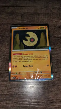 Lunatone Stamped Mega Evolution Promo Sealed with Prerelese Deck Pokemon TCG - Image 1
