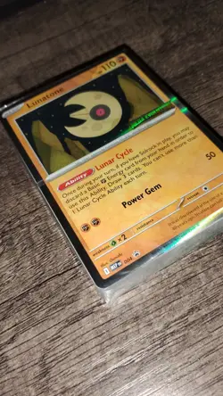 Lunatone Stamped Mega Evolution Promo Sealed with Prerelese Deck Pokemon TCG - Image 2