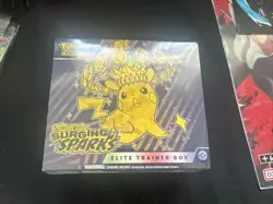 Factory Sealed Pokemon TCG Surging Sparks Elite Trainer Box (ETB) - Image 1