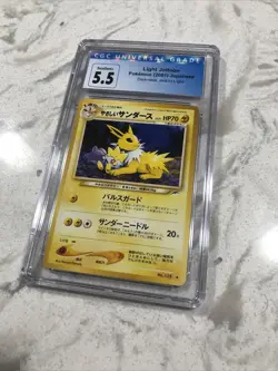 Pokemon CGC 5.5 Japanese Neo Destiny UN-COMMON Light Jolteon No. 135 (MB) - Image 1