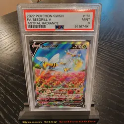 BEEDRILL V - PSA MINT 9 - 2022 POKEMON SWSH ASTRAL RADIANCE #161 - Image 1