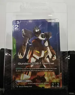 Gundam AGE-1 Normal Gundam Card Game Dual Impact GD02-021 Alt Art - Image 1