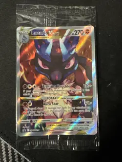Lucario VSTAR SWSH291 SWSH: Sword & Shield Promo Cards Holo SEALED - Image 1