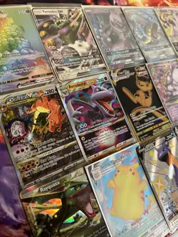 100 Pokemon Cards (ULTRA RARE V/GX/VMAX/EX CARD GUARANTEED) +COMMON/HOLO/RARES - Image 4