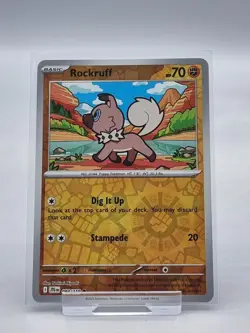 084/159 Rockruff : (Reverse Holo) Card : Journey Together : Pokemon TCG - Image 1