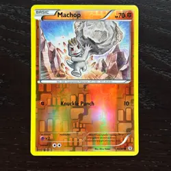 Machop 40/83 Pokemon Generations XY Common Reverse Holo Card LP - Image 1