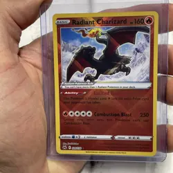 Radiant Charizard 020/159 Crown Zenith Ultra Rare Holo Shiny Pokemon Card NM/MT - Image 1