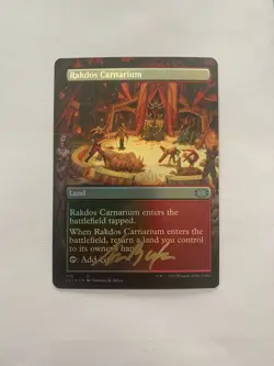 MTG - Rakdos Carnarium - FOIL - Signed by Thomas M Baxa - Double Masters - Image 1