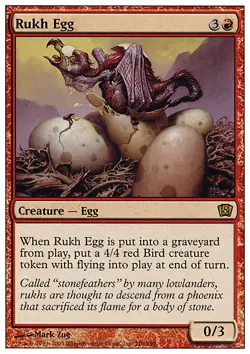 Magic the Gathering MTG Rukh Egg (216) Eighth Edition LP - Image 1