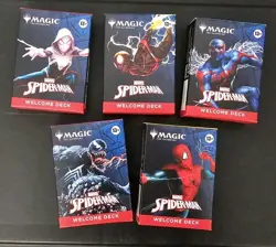 SDCC 2025 Exclusive Magic: The Gathering x Spiderman Complete Welcome Deck Set - Image 1