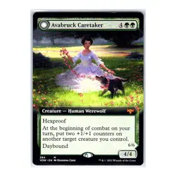 Avabruck Caretaker/ Hollowhenge Huntmaster #384 Mythic 21 Innistrad: Crimson Vow - Image 1