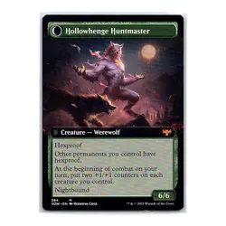 Avabruck Caretaker/ Hollowhenge Huntmaster #384 Mythic 21 Innistrad: Crimson Vow - Image 2