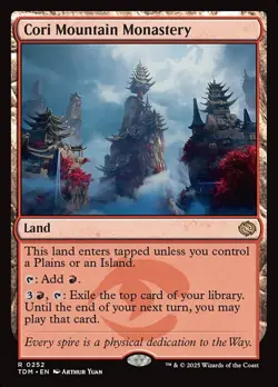 Cori Mountain Monastery - Tarkir: Dragonstorm - NM - MTG - Image 1
