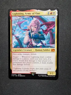 Magic the Gathering: Final Fantasy - Lightning, Army of One - Mythic Non-Foil - Image 1