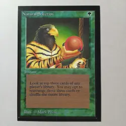 Natural Selection x (1) MTG - Collectors' Edition (CE) - EX/NM - Image 1