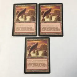 Sandstone Needle x3 Mercadian Masques Ex/NM Condition - Image 1