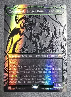 Zopandrel, Hunger Dominus (Oil Slick Raised Foil) Phyrexia: All Will Be One MTG - Image 1