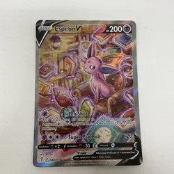 Espeon V Alt Art 180/203 Evolving Skies 2021 Pokemon Card English - Image 1