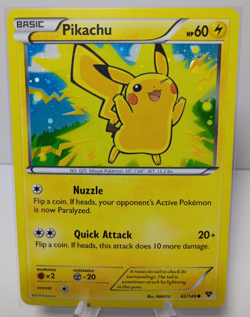 Pikachu 42/146 Cosmos Holo Lego Movie Exclusive 2014 Pokemon XY - Image 1
