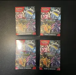 Pokemon Paldean Fates Booster Bundle Lot of 4 Factory Sealed New - Image 1