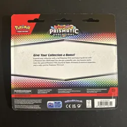 Pokemon TCG: Prismatic Evolutions: 2 Pack Blister [Eevee] New & Factory Sealed! - Image 2