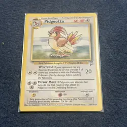 Pokemon TCG Pidgeotto 028/130 Base Set 2 Vintage WoTC NM - Image 3