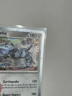 Pokemon Paradox Rift Steelix 125/182 Cosmos Holo Exclusive Promo NM - Image 3
