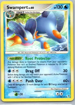 Pokemon TCG Swampert 12/147 Supreme Victors LP - Image 1