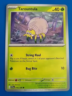 Tarountula 016/198 - Scarlet & Violet - Base Set - Common - New & Mint - Pokemon - Image 1