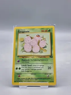 Pokemon TCG Base Set Jungle Exeggcute Jungle 52/64 Regular Unlimited Common - Image 1