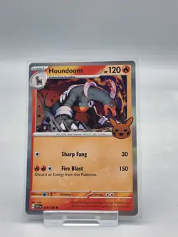 Houndoom 034/198 Trick Or Trade 2023 Holo Rare Pokemon Pokemon TCG - Image 1