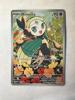 Pokemon TCG Meloetta Illustration Rare 026 Promo Mega Battle Deck Near Mint - Image 1
