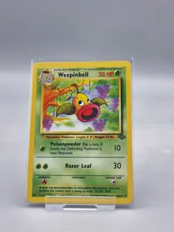 Pokemon TCG Base Set Jungle Weepinbell Jungle 48/64 Regular Unlimited Uncommon - Image 1
