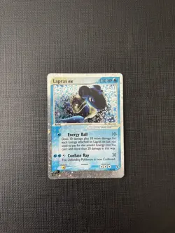 Lapras ex #99/109 Ultra Rare Pokemon EX Ruby And Sapphire & English 2003 MP - Image 2