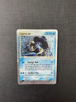 Lapras ex #99/109 Ultra Rare Pokemon EX Ruby And Sapphire & English 2003 MP - Image 3
