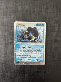 Lapras ex #99/109 Ultra Rare Pokemon EX Ruby And Sapphire & English 2003 MP - Image 4
