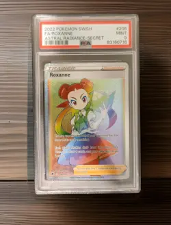 2022 Pokemon - Roxanne (Secret) 206/189 Swsh10: Astral Radiance - PSA 9 (MINT) - Image 1