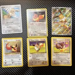 EEVEE LOT Inc. Black Star Promo 11 and 173 and Some Base Eevees Pokemon TCG - Image 1