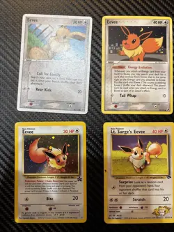 EEVEE LOT Inc. Black Star Promo 11 and 173 and Some Base Eevees Pokemon TCG - Image 2