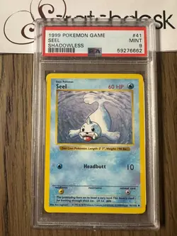 PSA 9 - Pokemon SEEL 41/102 - SHADOWLESS BASE SET - MINT - Image 1