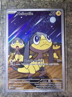Pokemon MEGA EVOLUTION Helioptile 143/132 Illustration Rare M/NM PSA10 Contender - Image 1