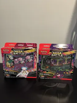 Pokemon Mega Battle Deck Set of 2 (1 of each) Gengar/Diancie ex English IN HAND - Image 1