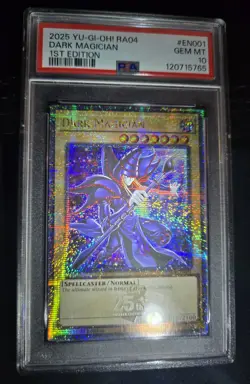 2025 YU-GI-OH! RA04-EN001 QUARTER CENTURY DARK MAGICIAN PSA 10 - Image 2