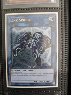Link Spider OP07-EN002 Yugioh Ultimate Rare Near Mint - Image 1