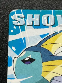 Vaporeon Pokemon Kids Small Card 027 BANDAI 2006 Nintendo Japanese Made In Japan - Image 3
