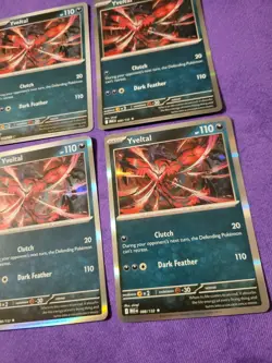 Mega Evolution Playset X4 Yveltal 088/132 Reverse/Regular Holo Pokemon Card Nm - Image 2